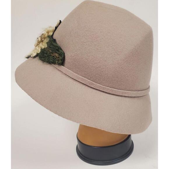 NWT Ladies Cappellificio GS Galliano Sorbatti Italy Wool Bucket Hat - Picture 4 of 6
